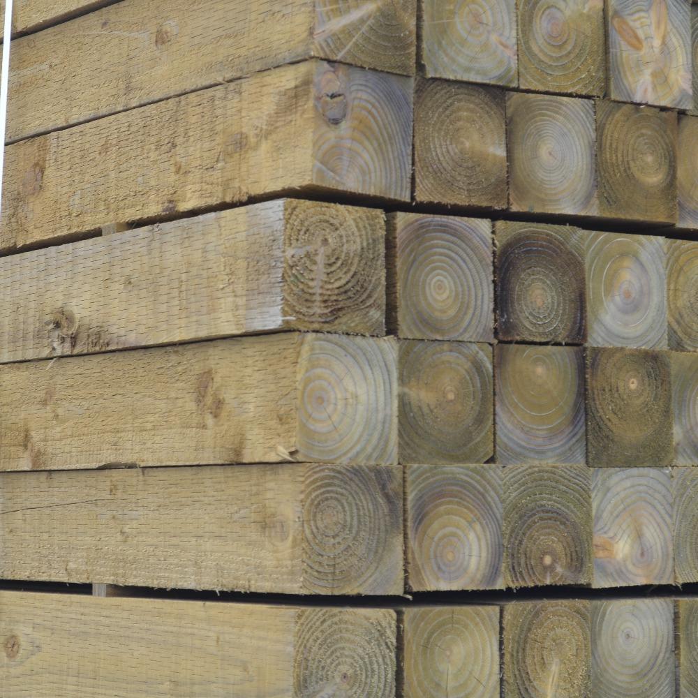 75mm (3") x 150mm Square Fence Posts | TimberStore UK