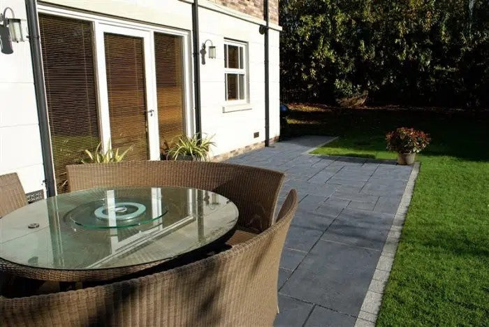 Elite Black Limestone 22mm Patio Pack 19.5m2 | TimberStore UK