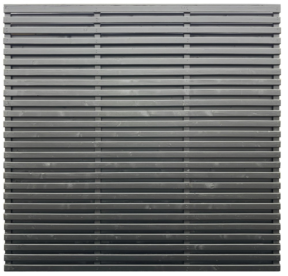 Harmony Single & Double Slatted Panels Painted | TimberStore UK