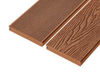 Cladco 4m Solid Reversible Woodgrain Effect Bullnose Composite Decking Boards