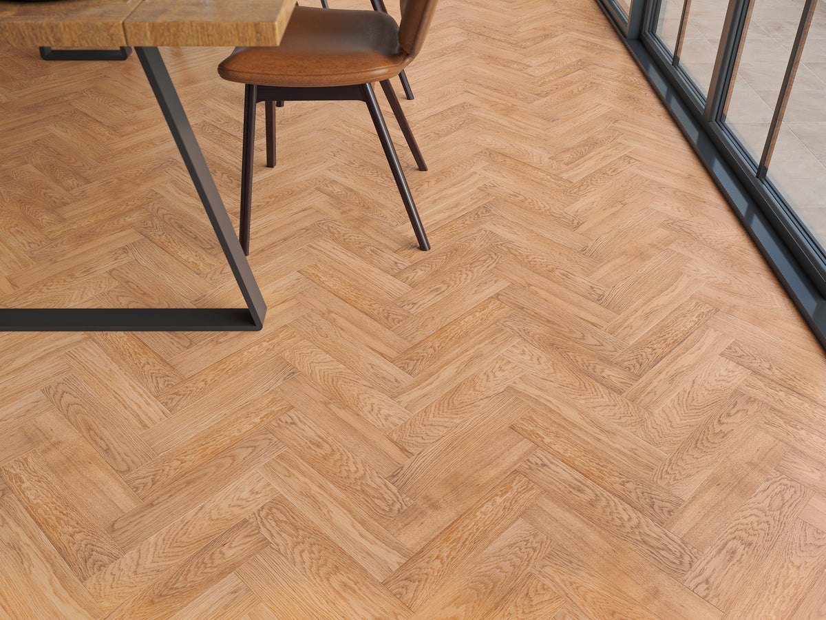 Canopy Dean Oak Herringbone UV Oiled | TimberStore UK