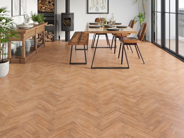 Canopy Dean Oak Herringbone UV Oiled