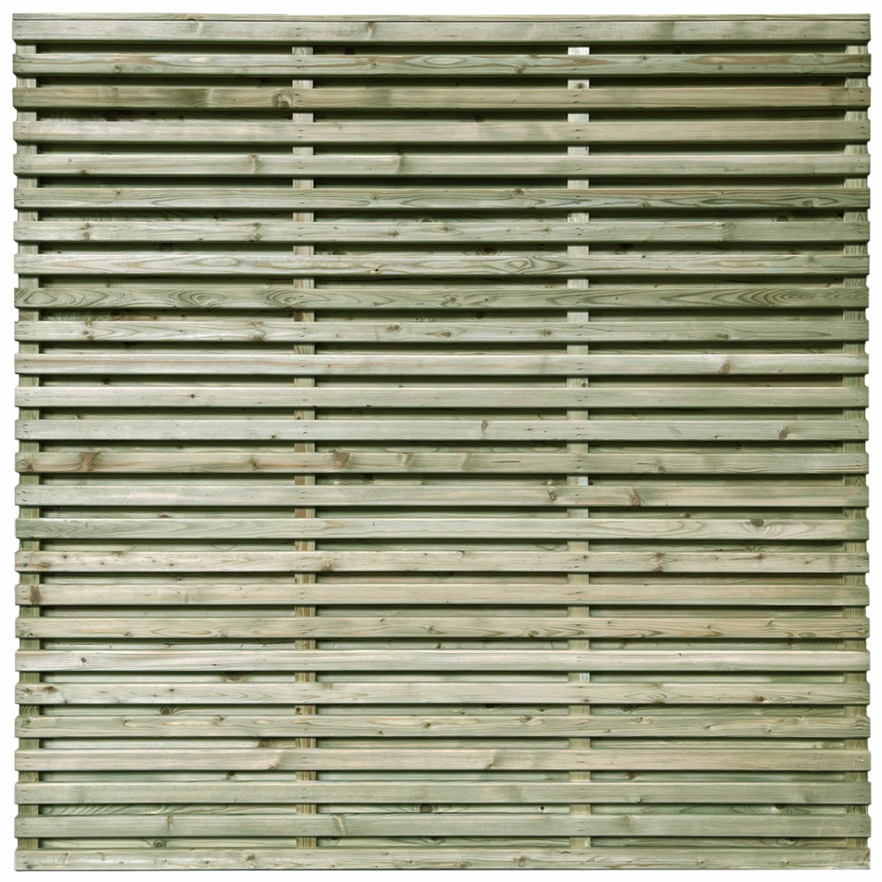Harmony Double Slatted Panel | TimberStore UK
