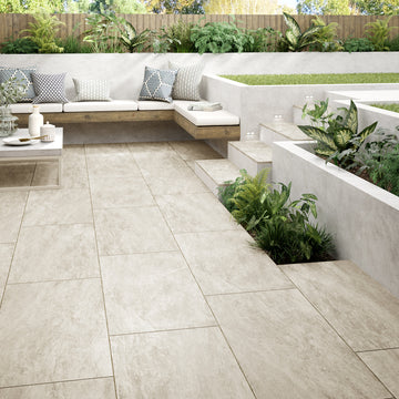 Al Fresco Eyam Beige Porcelain.