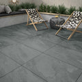 Al Fresco Wilsden Slate Black Porcelain.