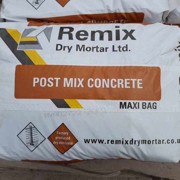 Post Mix Concrete (aka Postcrete)