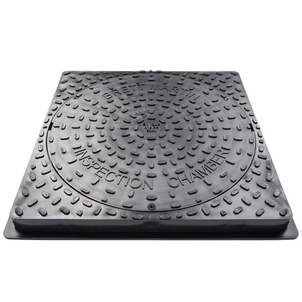 Underground 450mm Inspection Chamber Square Manhole Cover & Frame (Driveway)