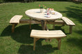 Large Circular Picnic Table