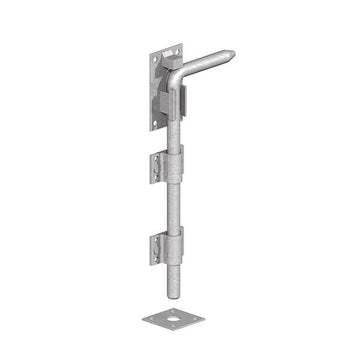 Gatemate Galvanised Garage Door Bolt