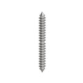 Double Ended Screw Zinc Plated