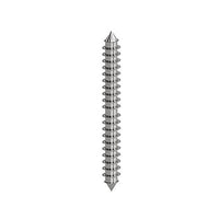 Double Ended Screw Zinc Plated